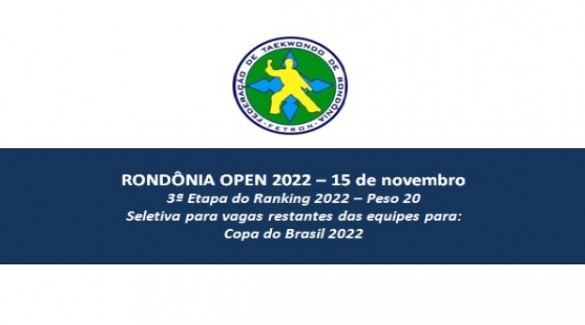 RONDÔNIA OPEN 2022 - RESULTADOS DO GYEORUGUI